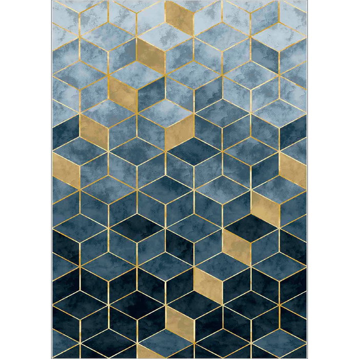 Conceptum Alfombra Exfab215 160 x 230 cm Blanco, Verde y Dorado Conceptum Alfombra Exfab215 160 x 230 cm Blanco, Verde y Dorado